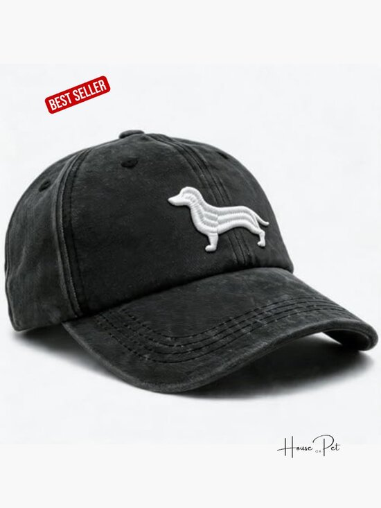 Embroidered Washed Cotton Baseball Cap Adjustable Snapback Sun Protection